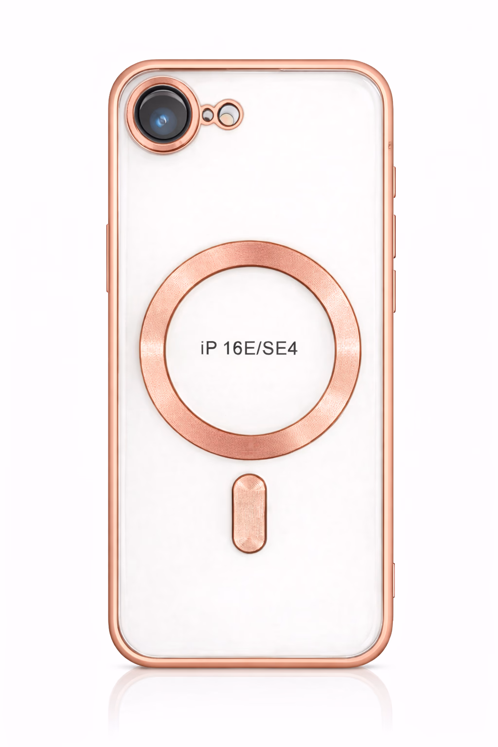 iPhone 16E - Chrome Magsafe + Lens Protection - Rose Gold